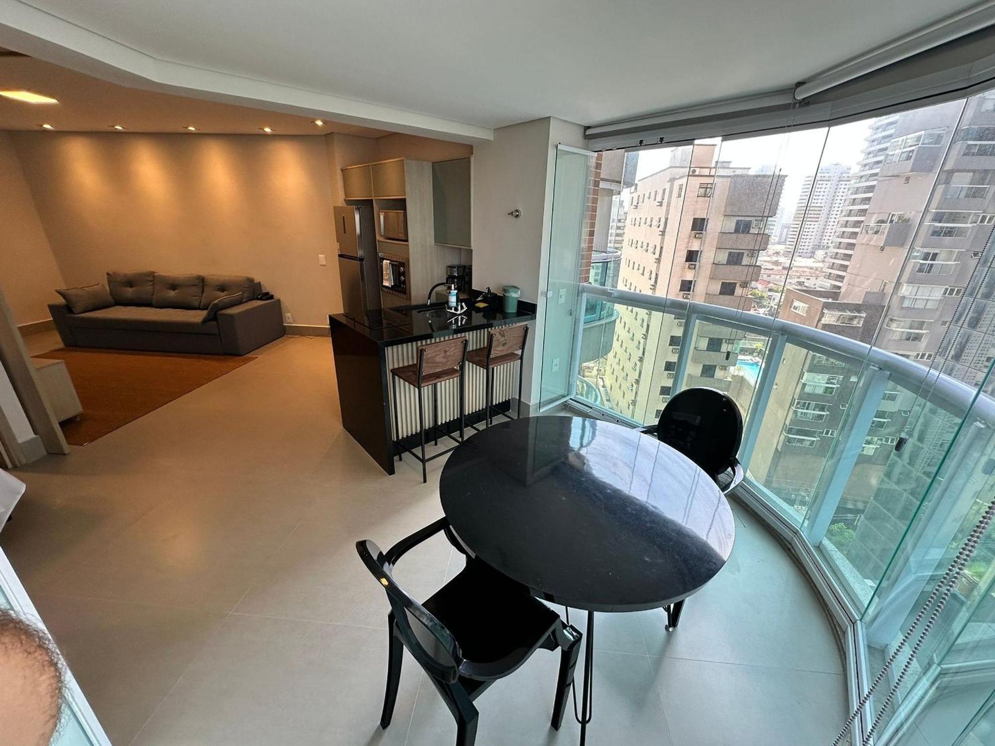 サントスResidencial Estanconfor Com Vista Mar 2 Ac E Garagemアパートメント エクステリア 写真